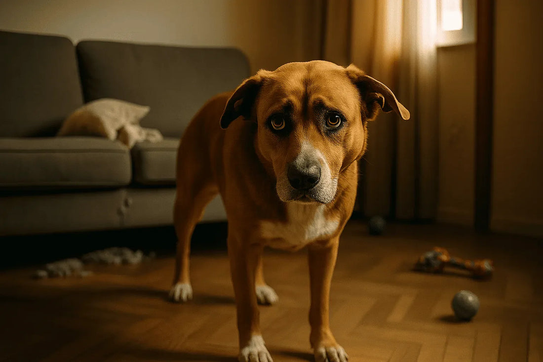 cane stressato