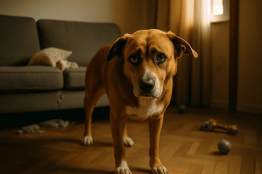 cane stressato