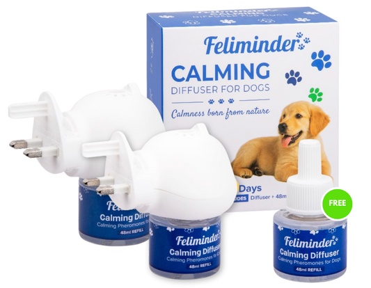 2x Calming Diffusers for Dog (+1 FREE Refill)