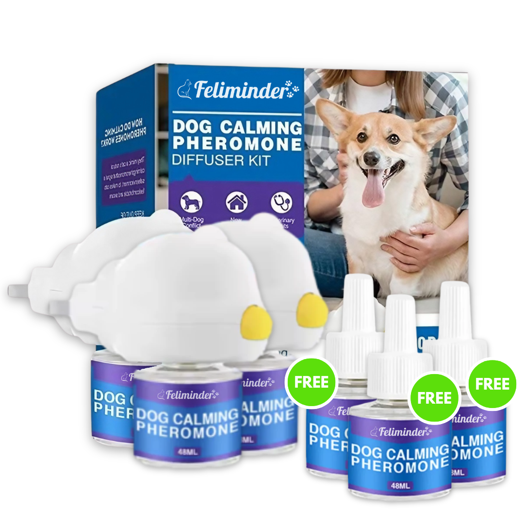 3x Calming Diffusers for Dog (+3 FREE Refills)